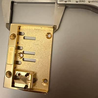 Gotoh 206 Omni Adjust Bass bridge plate 1987-1994 - Gold image 7