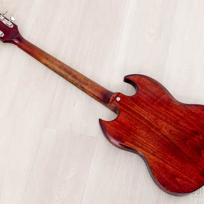 1972 Gibson SG-1 Cherry Vintage Guitar 100% Original w/ Case, Tarback Mini Humbucker image 12