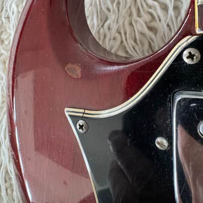 Gibson SG Standard "Large Guard" with Maestro Vibrola 1966 - 1971 - Cherry image 5