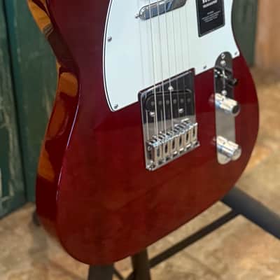 2026 Fender Player II Telecaster Mexi Electronic Guitar Transparent Cherry image 3