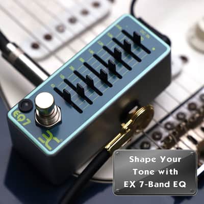 EX 7 Band EQ Equalizer Mini Guitar Pedal image 3