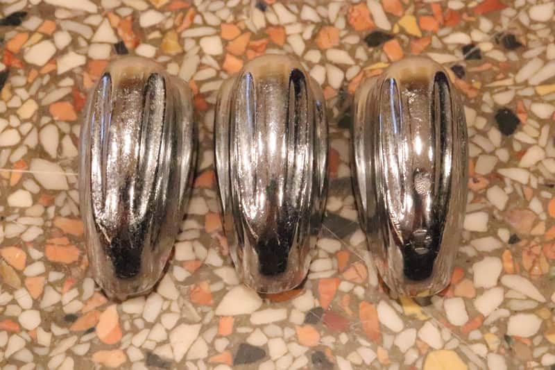 Slingerland Chrome Sound King Small Drum Lugs 3pk Vintage 1970's 1.5" image 1