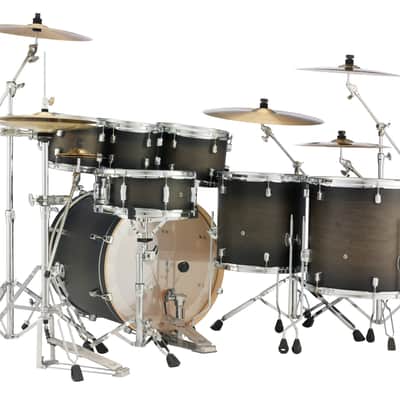 Pearl Decade Maple Satin Black Burst Kit 22/8/10/12/14/16/14 7pc Drum Shell Pack | Authorized Dealer image 10