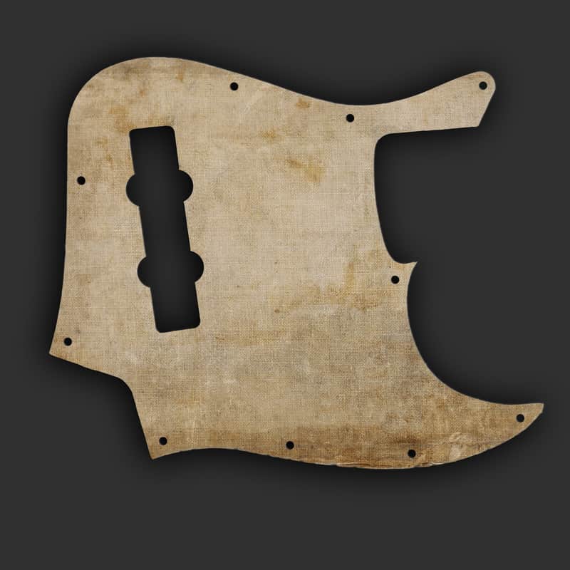 Unique Fender Jazz Bass pickguard 3 Ply (W/B/W) 10 mounting holes  Custom Jazz Bass Pickguard 4 string Bass - Trinity Library image 1