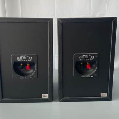 Jamo 38 Bookshelf Speakers HiFi Stereo Vintage Home Audio Denmark Black Grills image 5