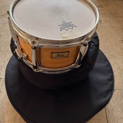 Pearl M1060/C114 10x6" Maple Popcorn Snare Drum 2010s - Liquid Amber image 1