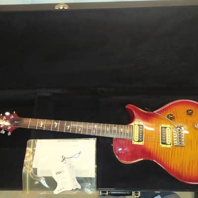 Paul Reed Smith prs sc 20th anniversary 2006 cherry Sunburst flamed maple top flying birds+ trem image 21