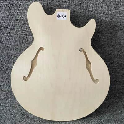 Maple Semi Hollow Jazz Bass Body DIY Project