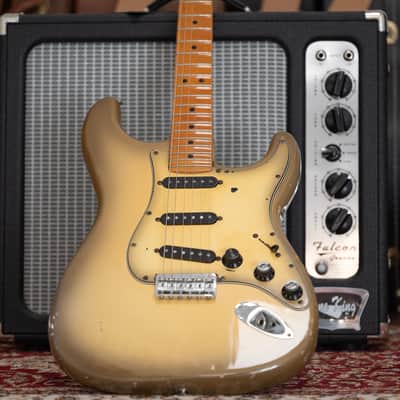 1979 Fender USA American Hardtail Stratocaster - in Antigua Burst image 3