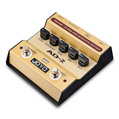 Joyo  AD-2 Acoustic Preamp DI Box built-in Dual Band EQ,price include the import duty for US buyer image 2