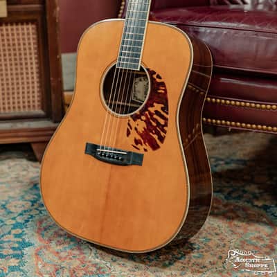 Atkin White Rice Torrified Sitka/East Indian Rosewood Dreadnought Acoustic Guitar #1856 image 1