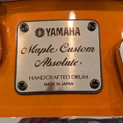 Yamaha Maple Custom Absolute Nouveau 4x14" Snare Drum image 1