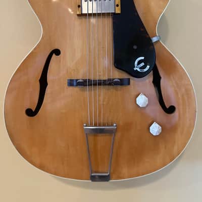 Vintage 1953 Epiphone Blonde Zephyr archtop guitar image 3
