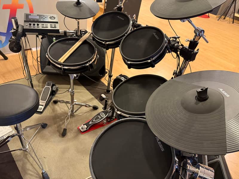 Alesis DM10 MkII Pro Kit Electronic Drum Set 2010s - Black image 1
