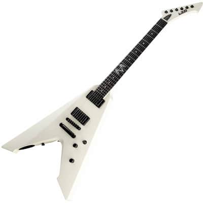 ESP LTD Vulture Olympic White James Hetfield Signature Electric Guitar image 4