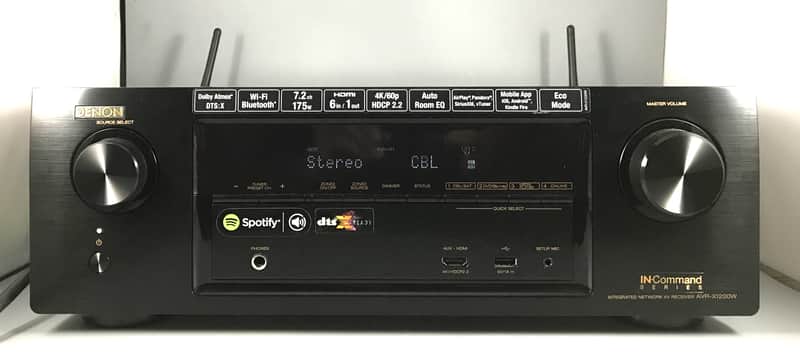 DENON AVR-X1200W 7.2Ch 4K Ultra HD Integrated Network AV Receiver WiFi Bluetooth image 1