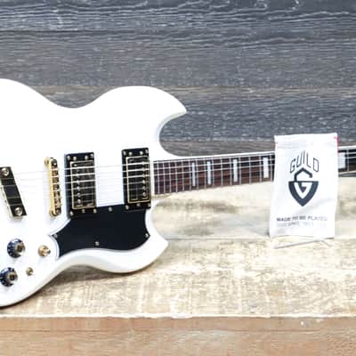 Guild Polara Kim Thayil Vintage White Signature Artist Series Electric Guitar image 12