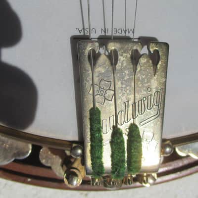 Ludwig Ambassador Plectrum Banjo, Late 1920's, M.C. Burley Neck, Case image 6