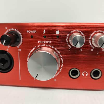 Focusrite Clarett 4Pre Thunderbolt Audio Interface 2010s - Red image 3