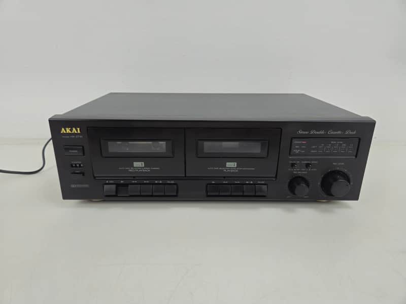 Akai - HX27W - Double Cassette Deck - New Belts