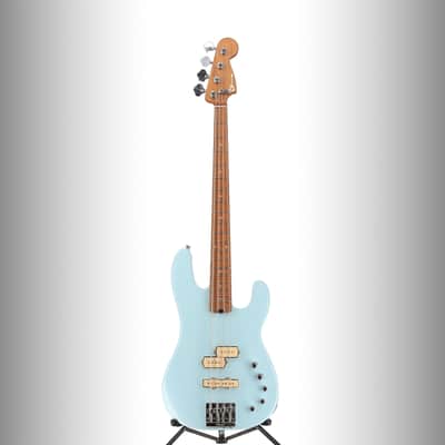 Charvel Pro-Mod San Dimas Bass PJ IV, Caramelized Maple Fingerboard, Sonic Blue (S4) (31976) image 5
