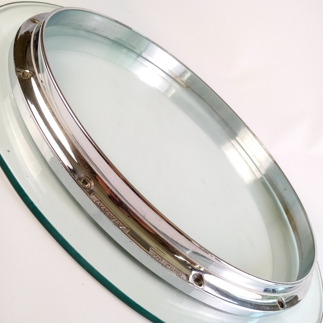 Ludwig 15"Twin-Channel Die-Cast Rim/Hoop 12Lug#4152 Snare/Tom Drum Batter Chrome — main photograph