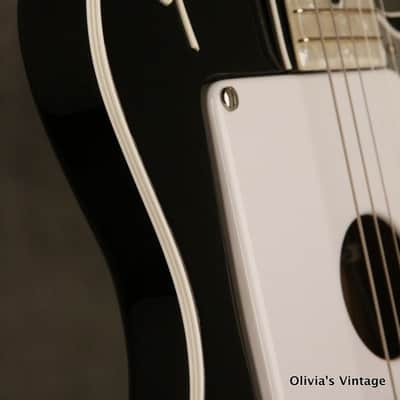 RARE 1960's GOYA/Hagstrom model JB-80 factory ACOUSTIC modular insert BLACK #004 image 13