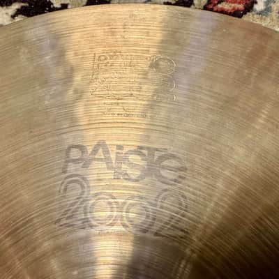 13" Paiste 2002 "Black Label" (1976) Marching Cymbals image 2