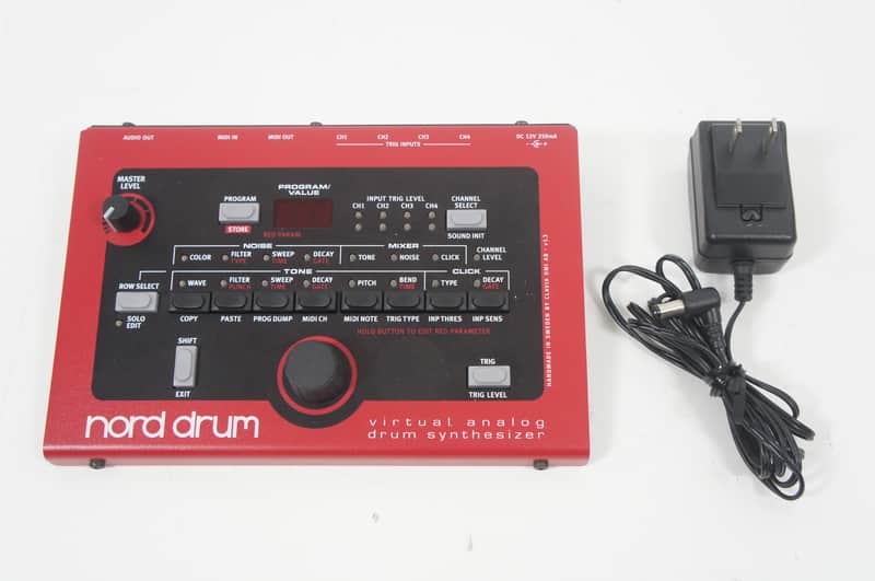 [SALE Ends June 12] Clavia Nord Drum Virtual Analog Drum Synthesizer Drum Machine w/ 100-240V PSU image 1