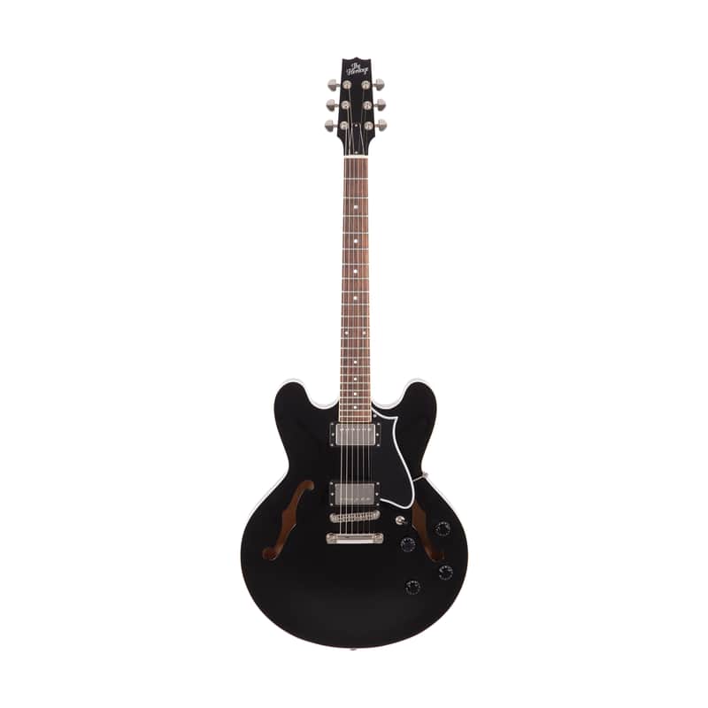2021 Heritage Standard H-535 Semi-Hollow Electric Guitar, Ebony, AL0XXXX image 1