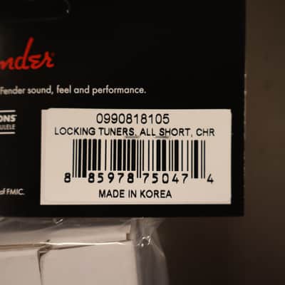 Fender Locking Tuners All Short Chrome image 3