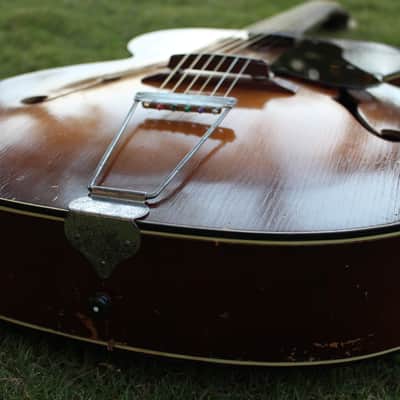 Vintage 40s Kay K-46 Artist 17" Master Size Jumbo Acoustic Archtop Guitar Restored Honest Relic image 24