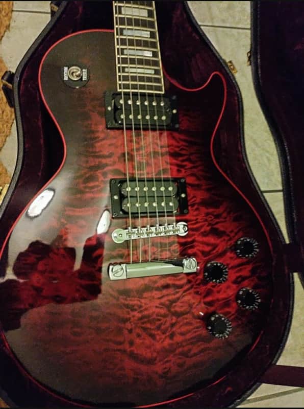 Gibson LP Custom Black Widow  2009 Red image 1