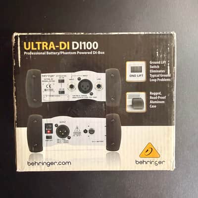 Behringer Ultra-DI DI100 Active DI Box – Excellent Condition, w/ Original Box image 2