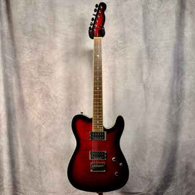 2021 Fender Special Edition Custom Telecaster FMT HH, Black Cherry Burst image 2