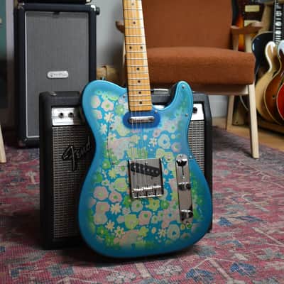MINT 1993 Fender Japan A-Serial TL69-75 ’69 Telecaster Reissue Blue Flower w/HC, MIJ, FujiGen image 6
