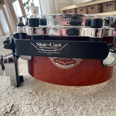 Tama Starclassic Maple 8” & 10” Tymp-Toms in Dark Cherry Fade image 6