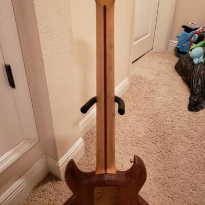 SD Curlee Jerry Garcia Wolf Influenced Tribute Guitar 1980's Natural image 8
