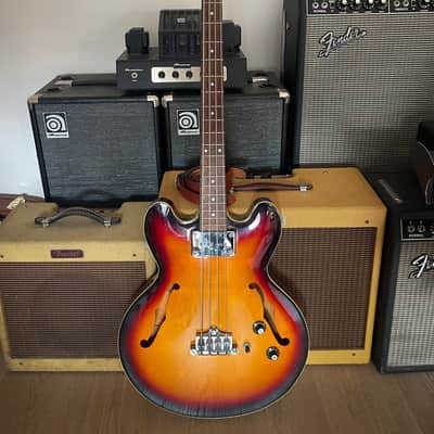 1997 Epiphone Rivoli VC Vintage Sunburst Made in Korea Peerless factory image 14