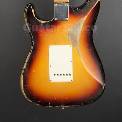 Fender Custom Shop Masterbuilt Greg Fessler 63 Stratocaster Relic  2025 -  3 Tone Sunburst (COD 2143UG) image 15