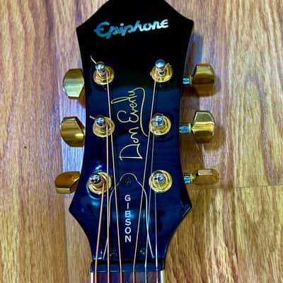Everly Brothers Signed Epiphone Acoustic Guitars image 5