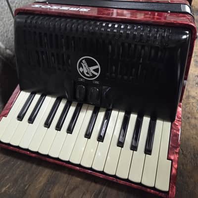 Hohner Bravo II 48 Accordion 2010s - Red image 4