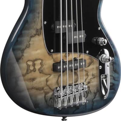 Ibanez TMB405TA-CBS Talman Electric Bass 5-String - Cosmic Blue Starburst image 5