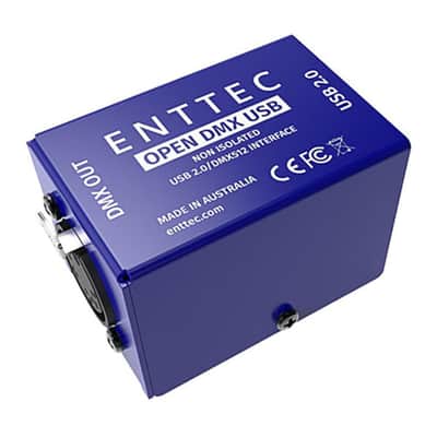 Enttec Open Dmx Usb Lighting Interface Controller Widget (Open Source/Hardware) Bundle Dmx Adapter 5 Pin(M) To 3 Pin(F) Xlr And Polishing Cloth image 3