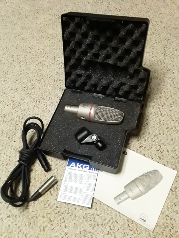 Vintage Akg Studio Condenser Mic + Storage Case & Extras (Never Used) - *Reduced Price Sale* image 1