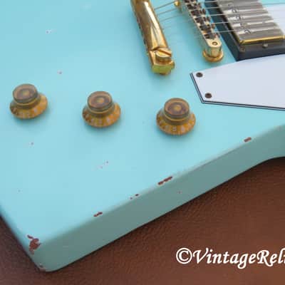 aged RELIC 2018 Gibson Explorer KERRY GREEN Historic Conversion DiMarzio PAFs  7.5# image 17