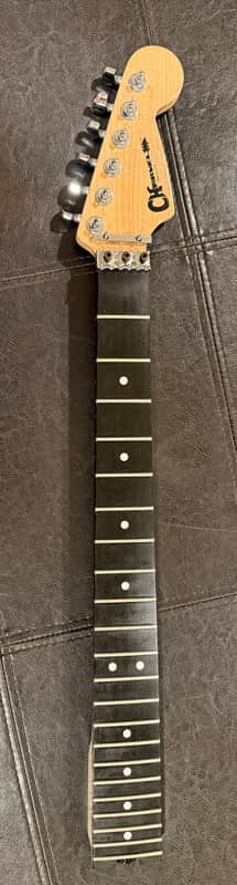 Musikraft Neck for Charvel Floyd Nut, Charvel Tuners, Ebony Finger Board - USA image 1