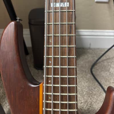 ESP LTD D-5 5-String Bass Guitar 2015 - Natural Satin w/ Hard Case image 7