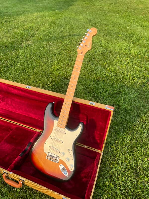 1983 1989 1995 Fender American Standard Stratocaster with wide neck