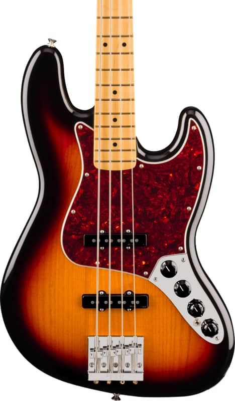 Fender Player II Modified Active Jazz Bass 4-String Bass Guitar, Maple Fingerboard, 3-Tone Sunburst image 1